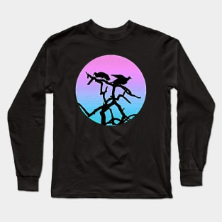 Cuervos en un arbol Long Sleeve T-Shirt